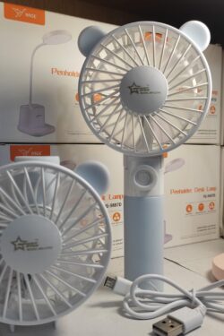 Bright Star BS-L2703 Rechargeable 1200mAh Battery Three Speed Modes Foldable Mini Fan