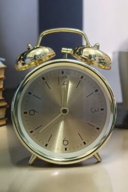 Bell Alarm Golden colour Clock (TC-211)