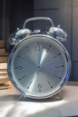 Bell Alarm Silver colour Clock (TC-210)